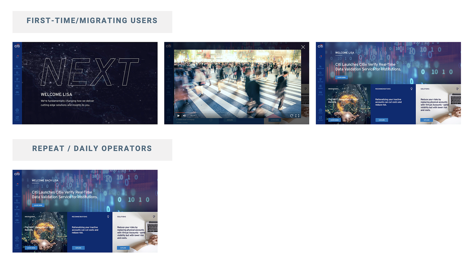 User Journey Flow: New vs Repeat Visitor